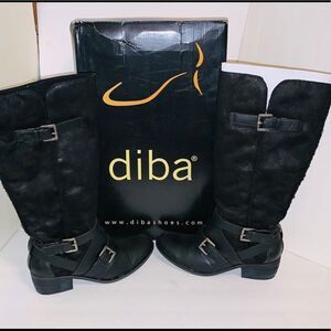 NIB Diba tall black boots size 7.5